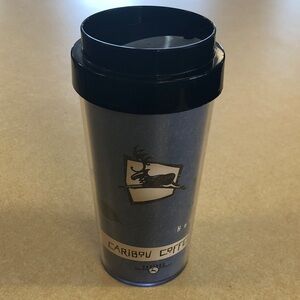 Caribou Coffee travel cup